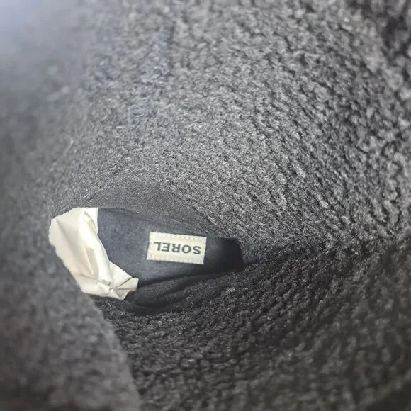 Sorel Trivoli High Mid Calf WP Boots Women's Sz 7 Black NL1907 010 (GUC) - Picture 7 of 8